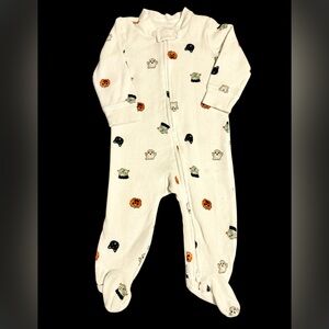 Carter's Halloween Sleeper Pajamas pumpkin Frankenstein ghost black cat 9 months